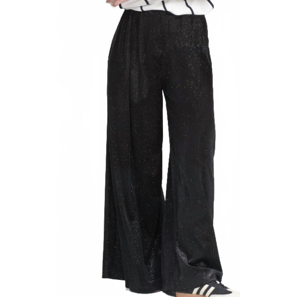 NEW VILAGALLO sparkle pant in black